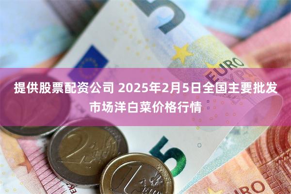 提供股票配资公司 2025年2月5日全国主要批发市场洋白菜价格行情