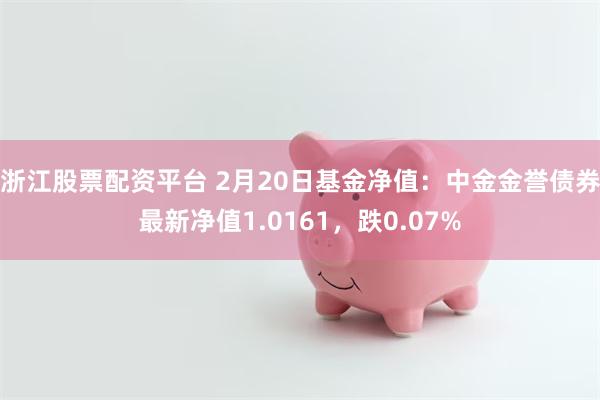 浙江股票配资平台 2月20日基金净值：中金金誉债券最新净值1.0161，跌0.07%